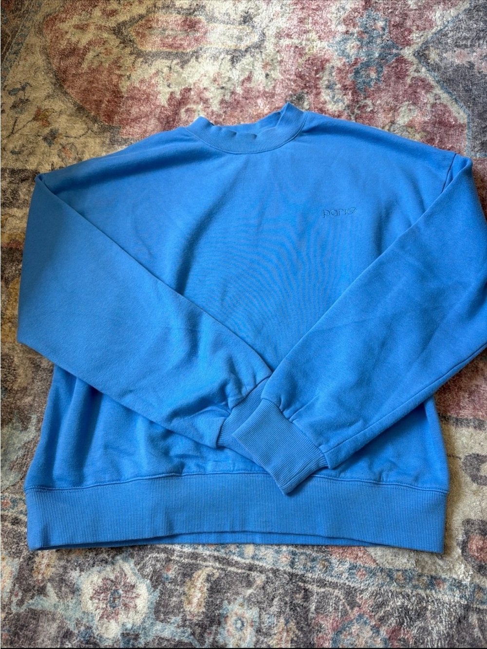 Parke Blue Crewneck Sweatshirt